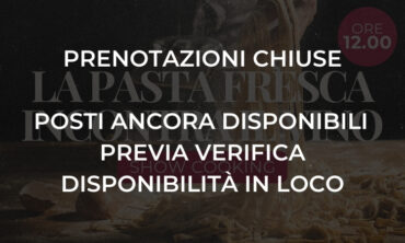 Show Cooking “La Pasta Fresca incontra il Vino”