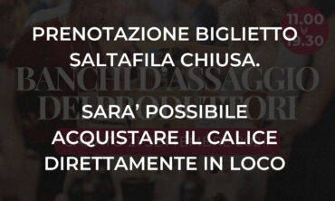 Banchi d’Assaggio dei Produttori – 21 SETTEMBRE