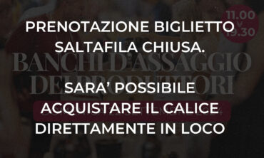 Banchi d’Assaggio dei Produttori – 22 SETTEMBRE