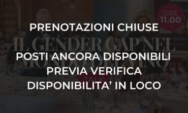 Talk “Il gender gap nel mondo del vino”