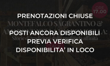 Talk “Montefalco Sagrantino e Amarone della Valpolicella: storie di tradizioni dalla profonda affinità”